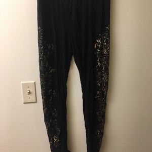 Sassy gold design leggings.